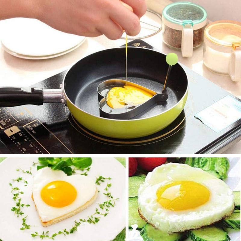 Stainless Steel 5 pcs Egg and Pancake Mold Set