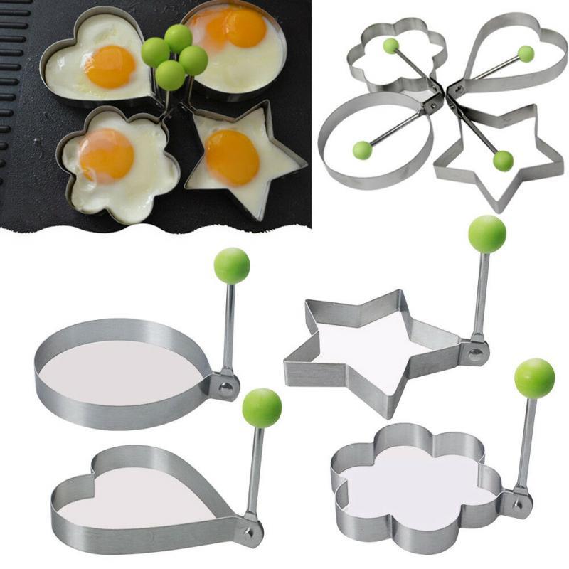 Stainless Steel 5 pcs Egg and Pancake Mold Set