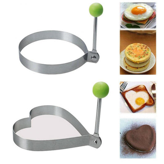 Stainless Steel 5 pcs Egg and Pancake Mold Set