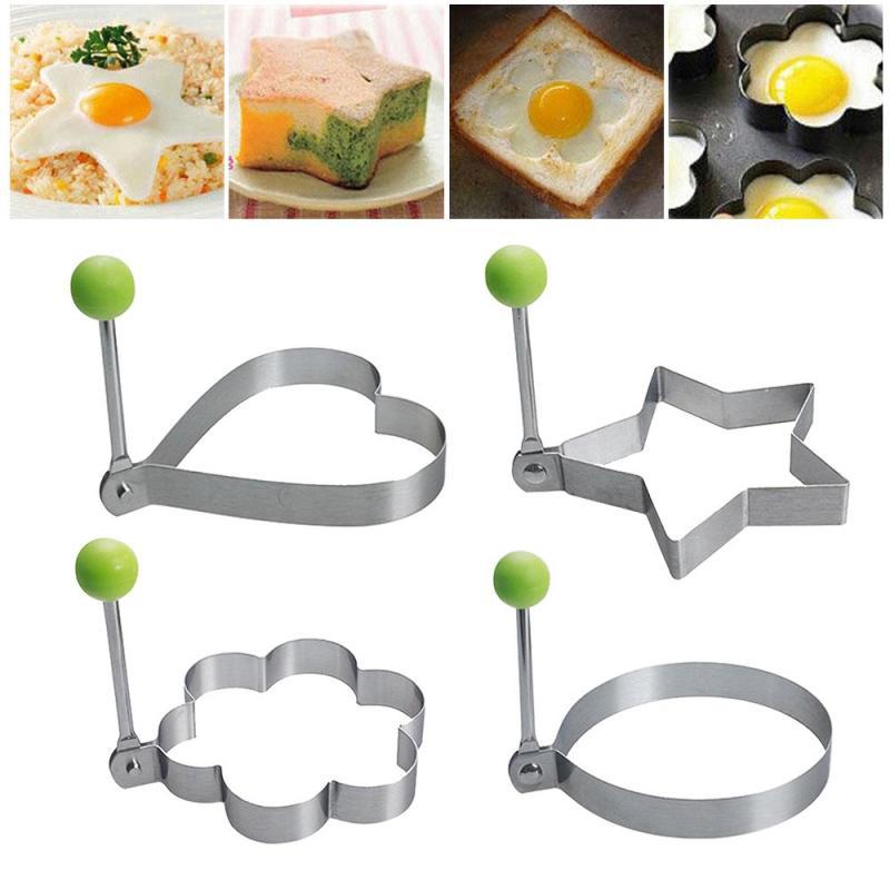 Stainless Steel 5 pcs Egg and Pancake Mold Set