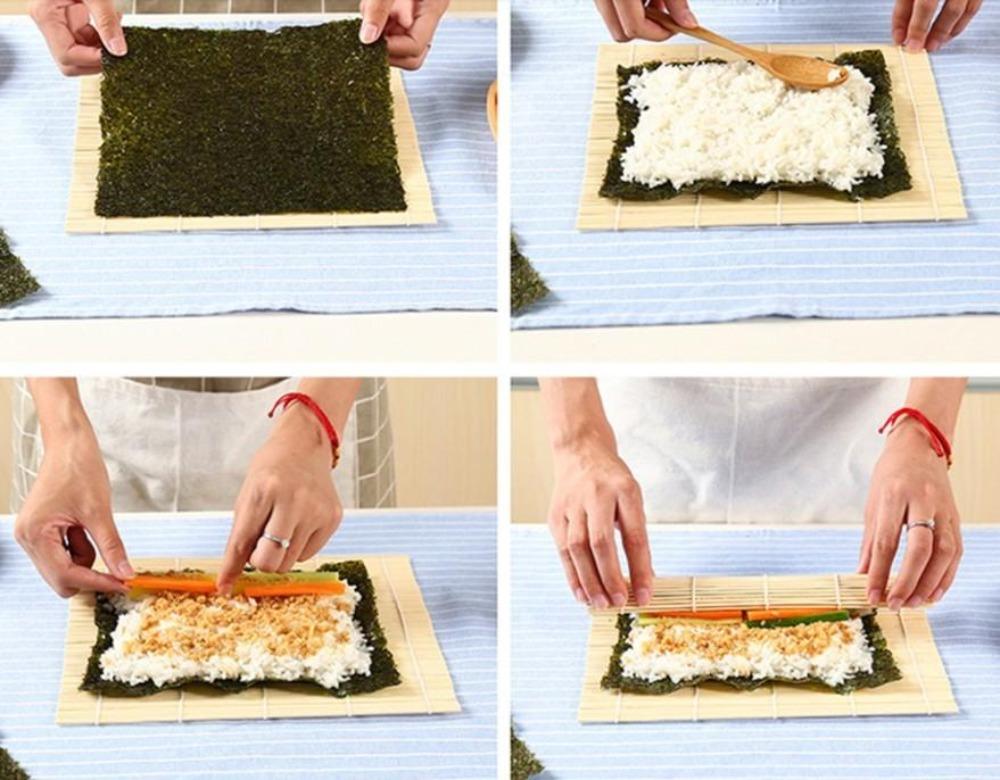 Bamboo Sushi Rolling Mat Set 2